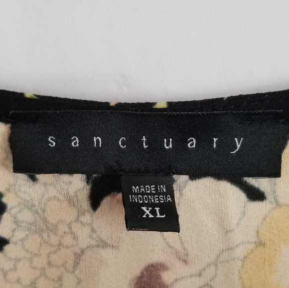 Sactuary Floral Bouquet Print Wrap Dress Size XL. Fits more like size M/L - Picture 9 of 10